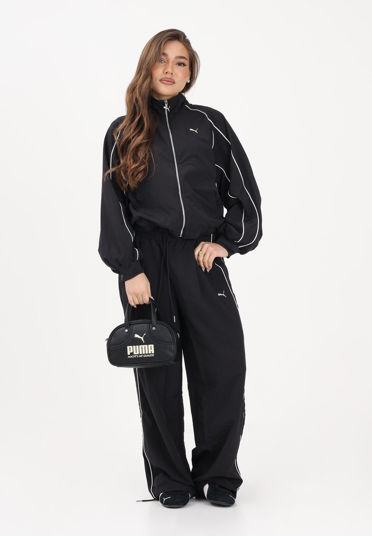 PUMA Pantalone sportivo T7 nero da donna 634559 01 PUMA 