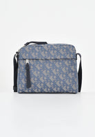 CALVIN KLEIN Borsello blu da uomo con logo monogram LV04G3175G K6B CALVIN KLEIN 