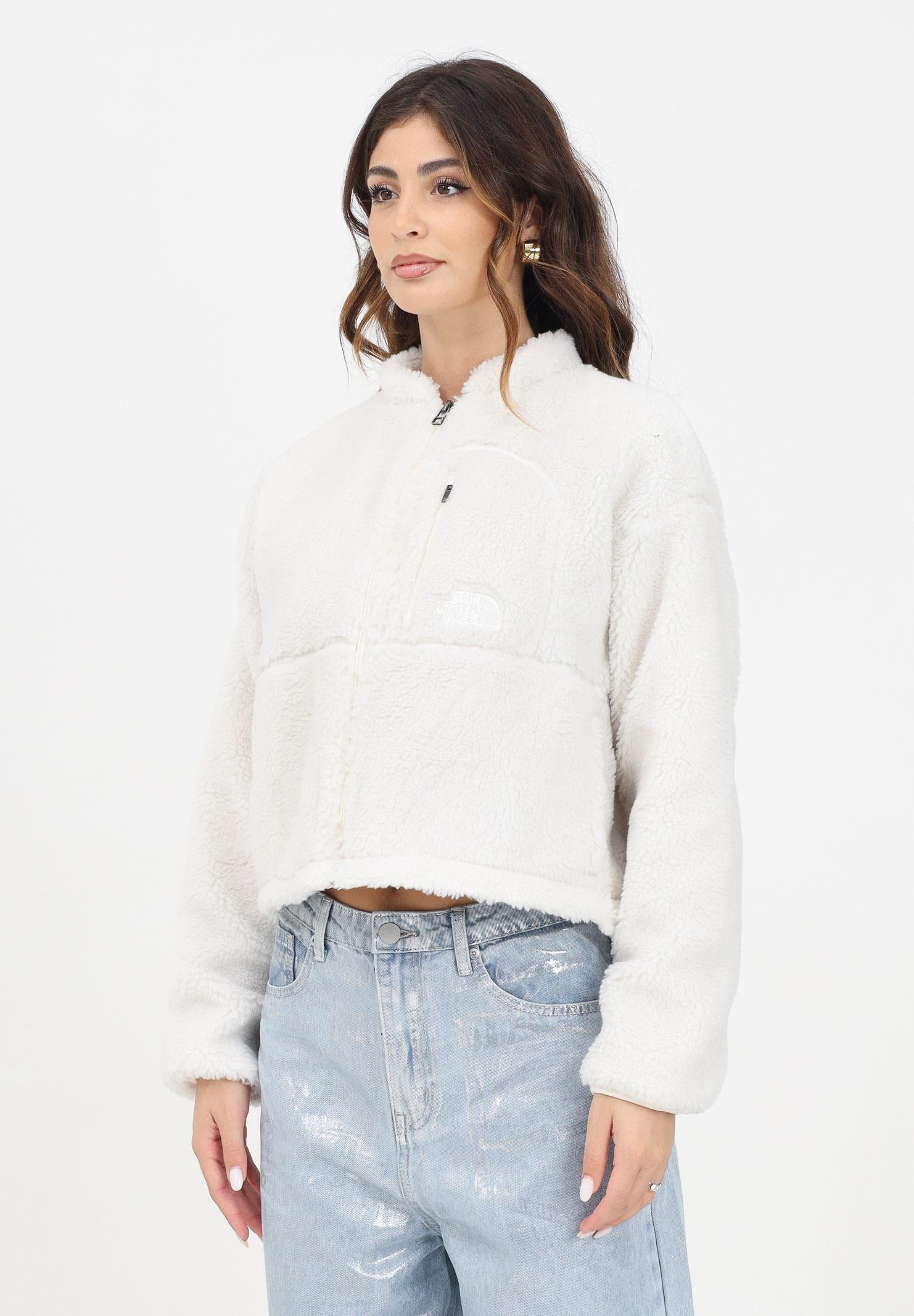 THE NORTH FACE Felpa con zip Extreme Pile bianca da donna NF0A88ZBQLI1  THE NORTH FACE 