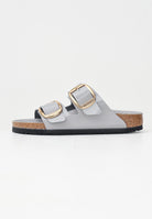 BIRKENSTOCK Ciabatte Arizona Big Buckle grigie da donna 1029391 . BIRKENSTOCK 