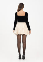 ODI ODI Abito corto Oleggio nero e panna da donna OLEGGIO110W5 1L ODI ODI 