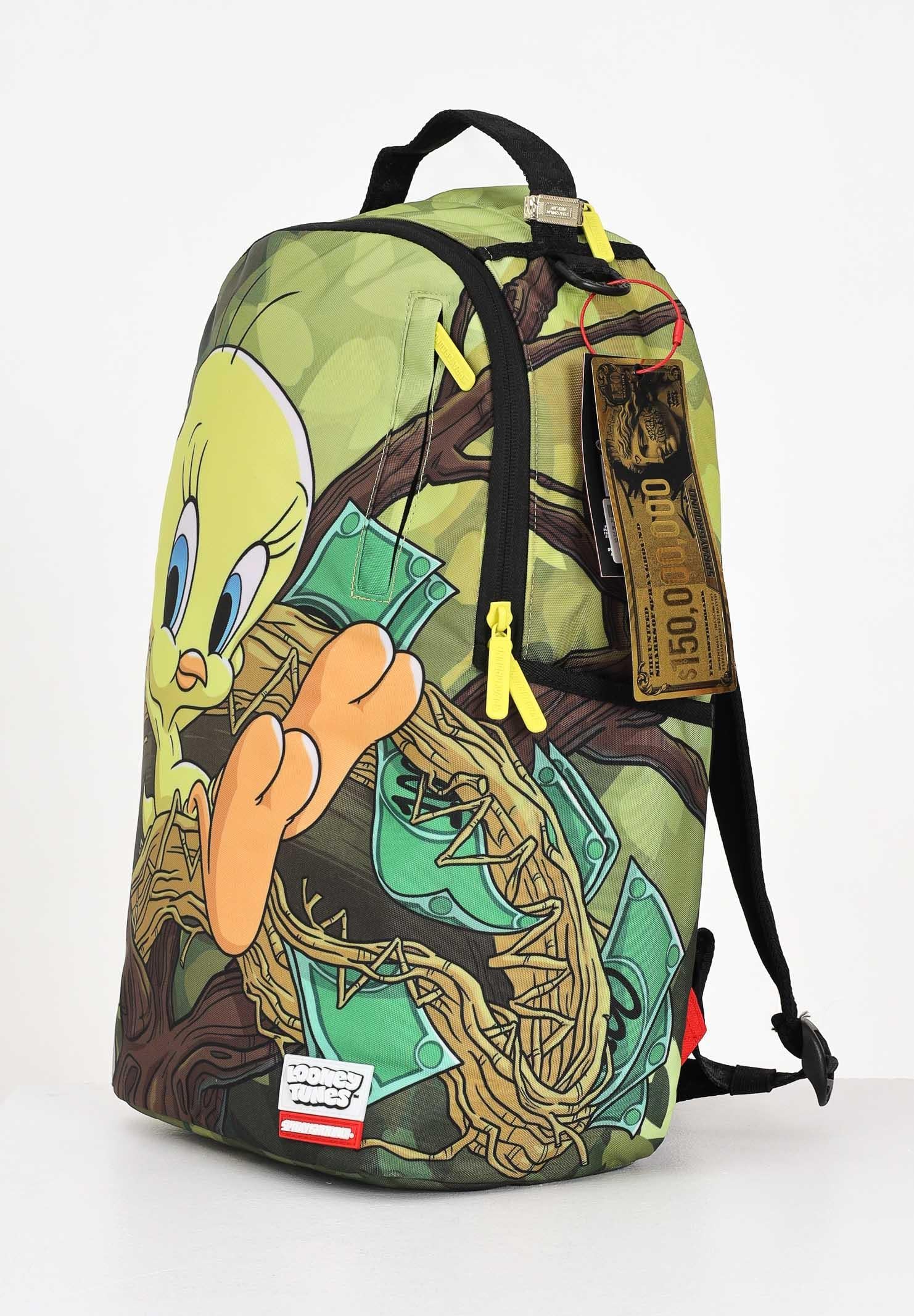 SPRAYGROUND Zaino LOONEY TUNES TWEETY MONEY NEST SHARK DLXR multicolore per uomo e donna 910B7037NSZ . SPRAYGROUND 