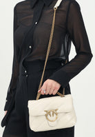PINKO Borsa a tracolla Mini Love Bag Puff burro da donna 100039A0F2 Z14Q PINKO 