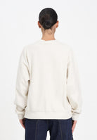 DSQUARED2 Felpa girocollo panna per donna, ragazzi e bambini in velluto a coste DQ2999D0AE3 DQ102 DSQUARED2 