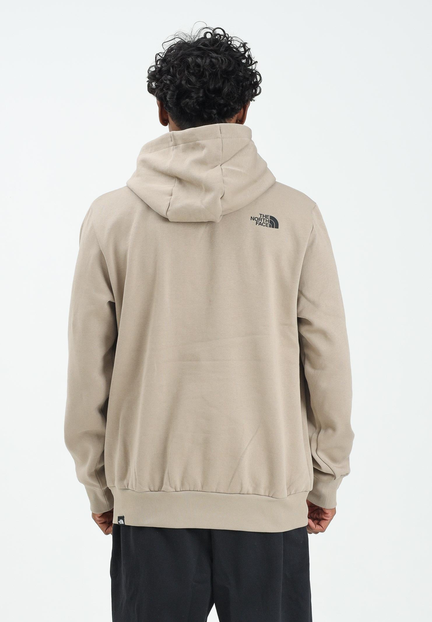 THE NORTH FACE Felpa con cappuccio Fine beige da uomo NF0A89EUBOX1  THE NORTH FACE 