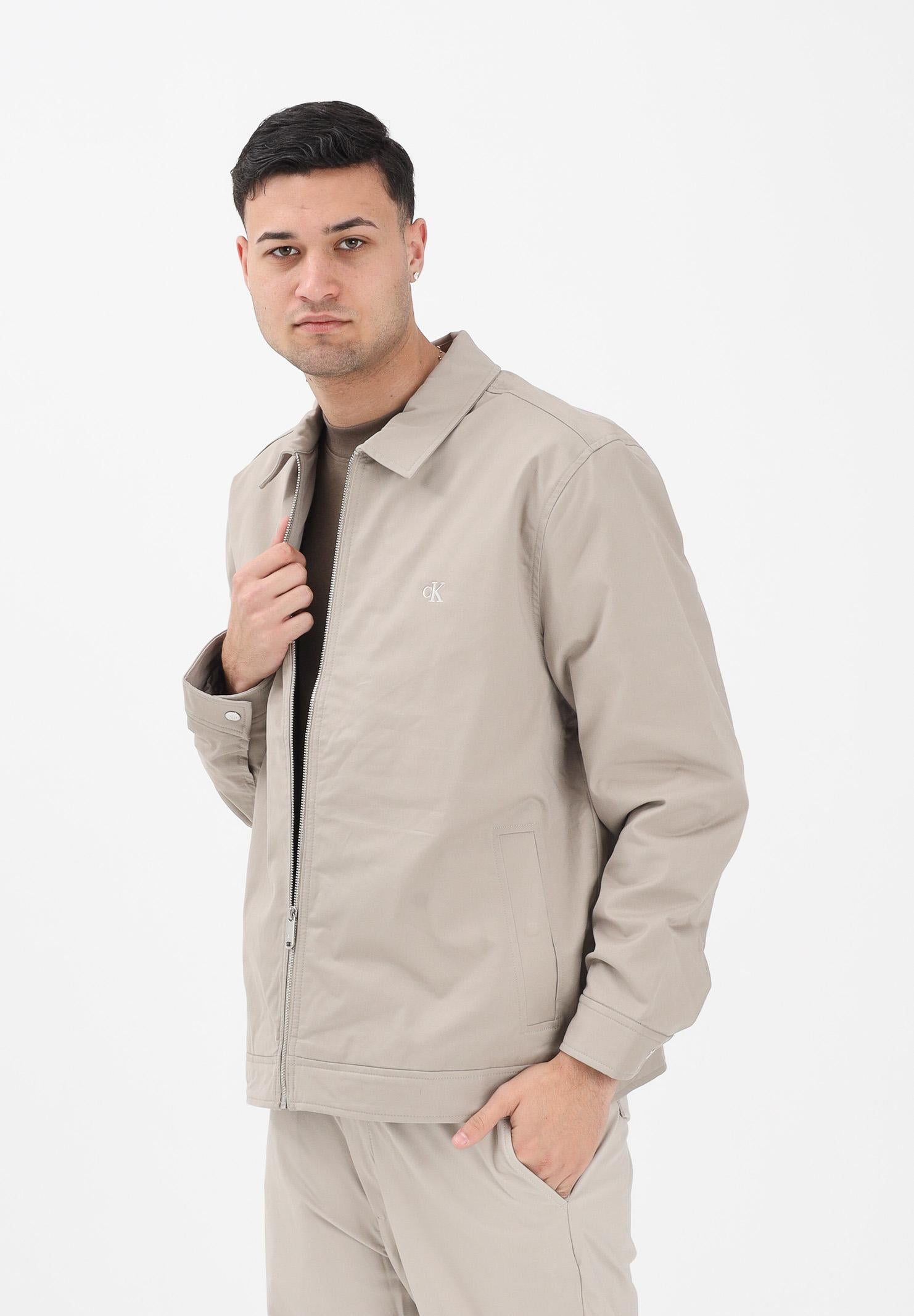 CALVIN KLEIN JEANS Giacca beige da uomo LV04RE405GRAK . CALVIN KLEIN JEANS 
