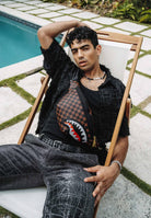 SPRAYGROUND Marsupio Sawtooth Sharks In Paris marrone per uomo e donna 910B7844NSZ . SPRAYGROUND 