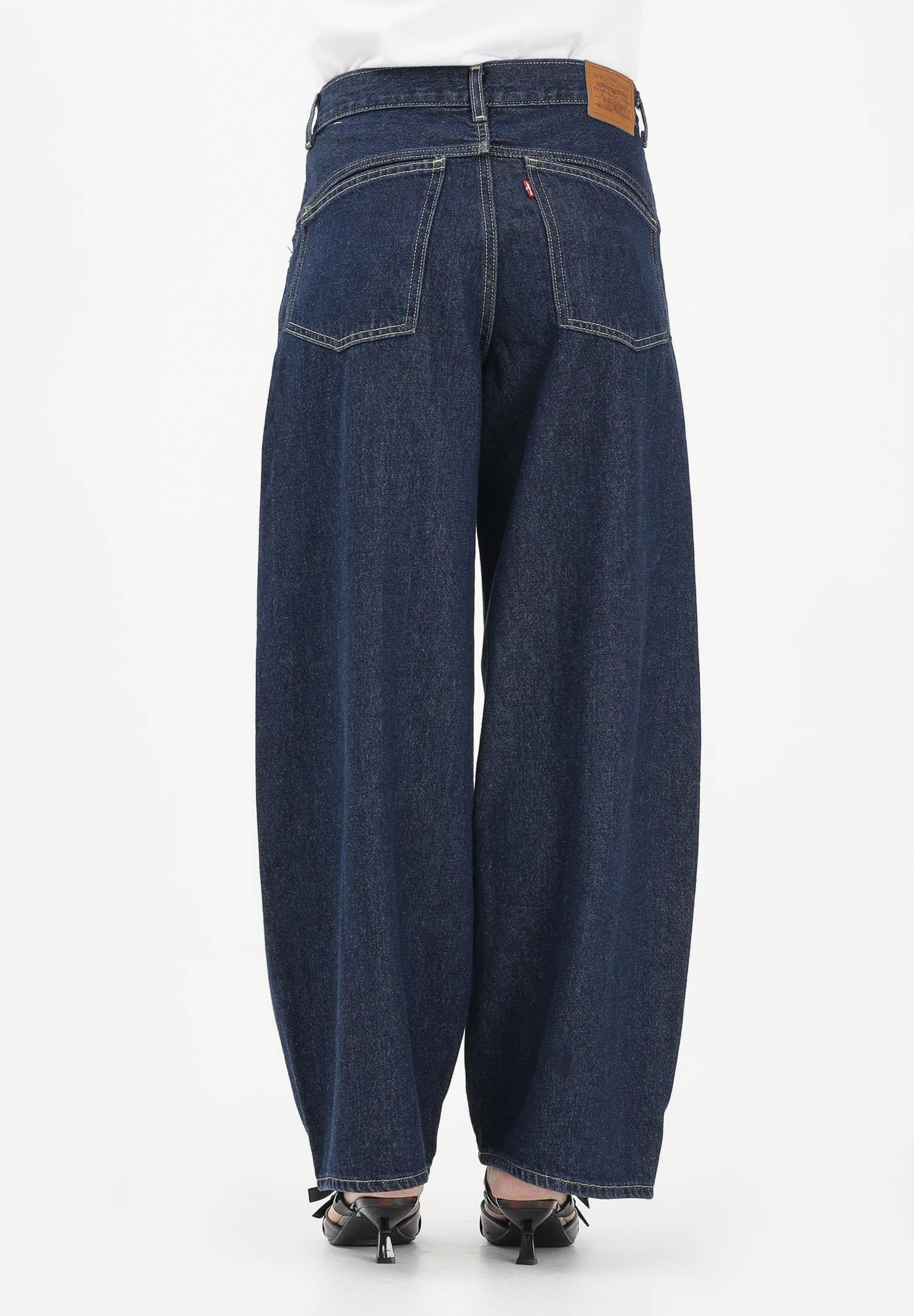 LEVI'S Jeans Barrel Super Baggy in denim blu da donna 003NF-0001 . LEVI'S® 
