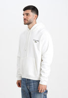 LACOSTE Felpa con cappuccio bianca da uomo caratterizzata da stampa multipla SH5947 70V LACOSTE 