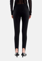 VICOLO Leggings nero da donna con staffa alla caviglia TF1759 NE VICOLO 