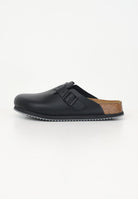 BIRKENSTOCK Ciabatta Boston nera per uomo e donna 060194 . BIRKENSTOCK 