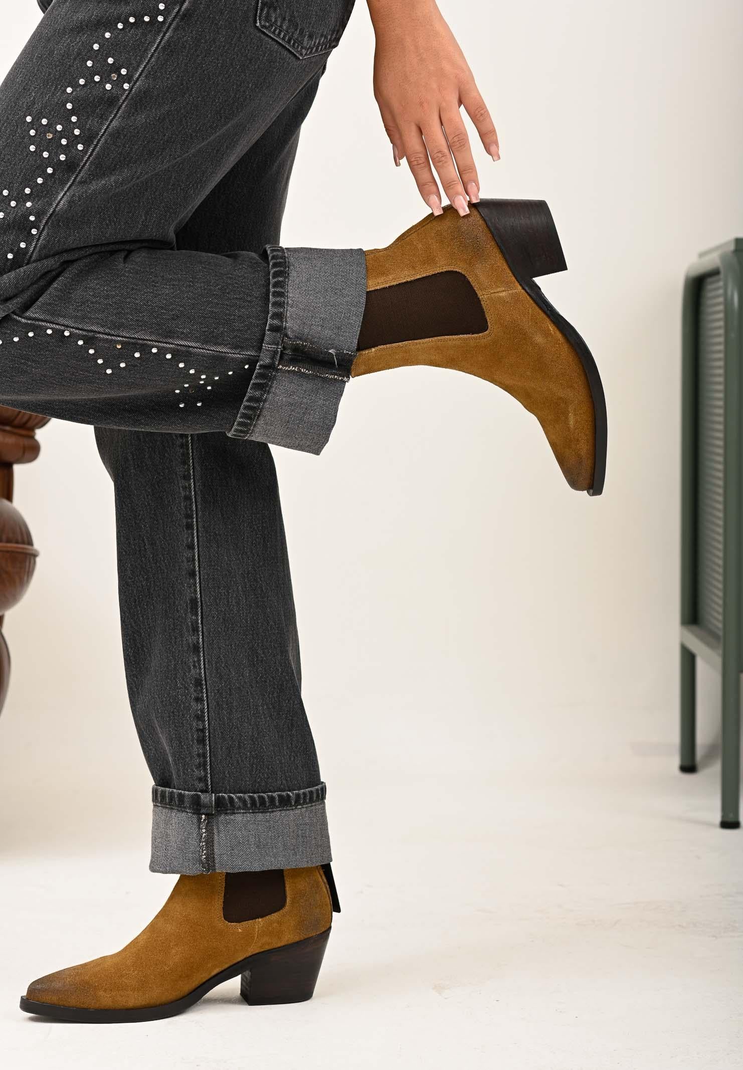 BLAUER Stivaletto TEXANO ALICE02-SUE cognac da donna F5ALICE02SUE COG BLAUER 