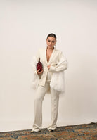 PINKO Pantalone elegante panna da donna 105671A2QV Z00 PINKO 