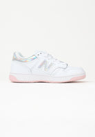 NEW BALANCE Sneakers 480 bianche da bambina PSB480KW . NEW BALANCE 