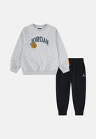 JORDAN Tuta MJ DYNASTY FT CREW grigia e nera da bambino 85F571 023 JORDAN 