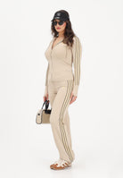 ADIDAS ORIGINALS Pantalone sportivo SLOUCHY STRAIGHT LEG beige da donna KW4555 . ADIDAS ORIGINALS 