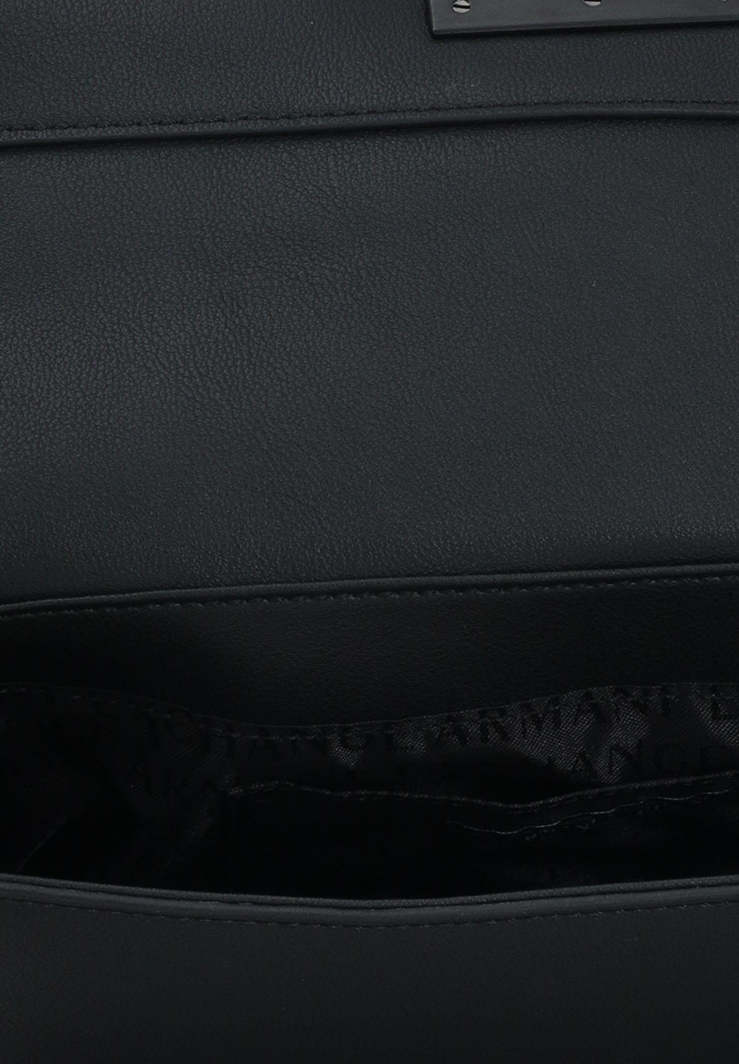 ARMANI EXCHANGE Borsa a tracolla nera da donna con patta magnetica logata XM001643AF17209 UC001 ARMANI EXCHANGE 