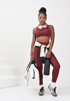 PUMA Top sportivo 4KEEPS bordeaux da donna 528152 96 PUMA 
