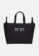 N21 Shopper nera da donna con stampa logo N21926N0352 0N900 N21 