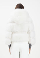 YES LONDON Pelliccia bianca da donna ECO031 BI YES LONDON 