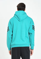 ADIDAS PERFORMANCE Felpa con cappuccio Future Icons 3-Stripes verde acqua da uomo JW7096  ADIDAS PERFORMANCE 