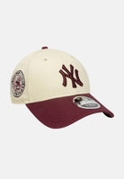 NEW ERA Cappello con visiera 9FORTY M-Crown New York Yankees MLB panna e bordeaux per uomo e donna 60691340  NEW ERA 