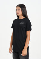 DIESEL T-shirt a manica corta nera per donna, ragazzi e bambini con logo Diesel J025260CATM K900 DIESEL 