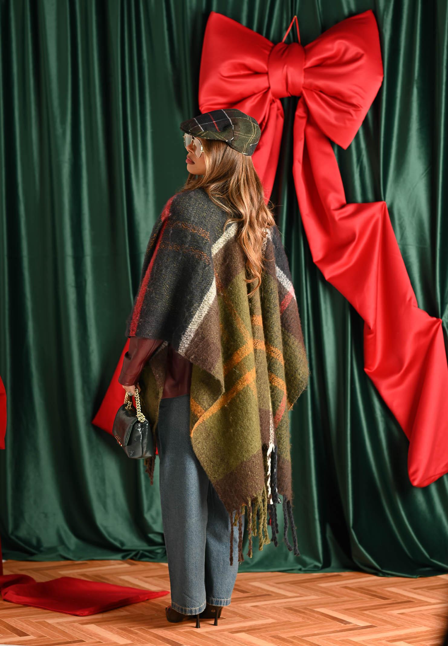 BARBOUR Mantella ISLA BOUCLE SERAPE tartan da donna 252MLSC0353 TN12 BARBOUR 