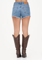 LEVI'S Shorts 501® in denim medio da donna 56327-0081 . LEVI'S® 