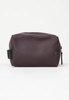 RAINS Pochette Wash Bag Small bordeaux per uomo e donna RA15580 DEP RAINS 