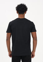 VERSACE JEANS COUTURE T-shirt a manica corta nera da uomo con stampa Wave Couture 80GAH6SBJS541 V22 VERSACE JEANS COUTURE 
