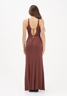 ME FUI Abito lungo marrone da donna MF26-SW0329BN . ME FUI 
