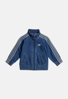 ADIDAS ORIGINALS Giubbotto FIREBIRD in denim medio da neonato KD3183 . ADIDAS ORIGINALS 