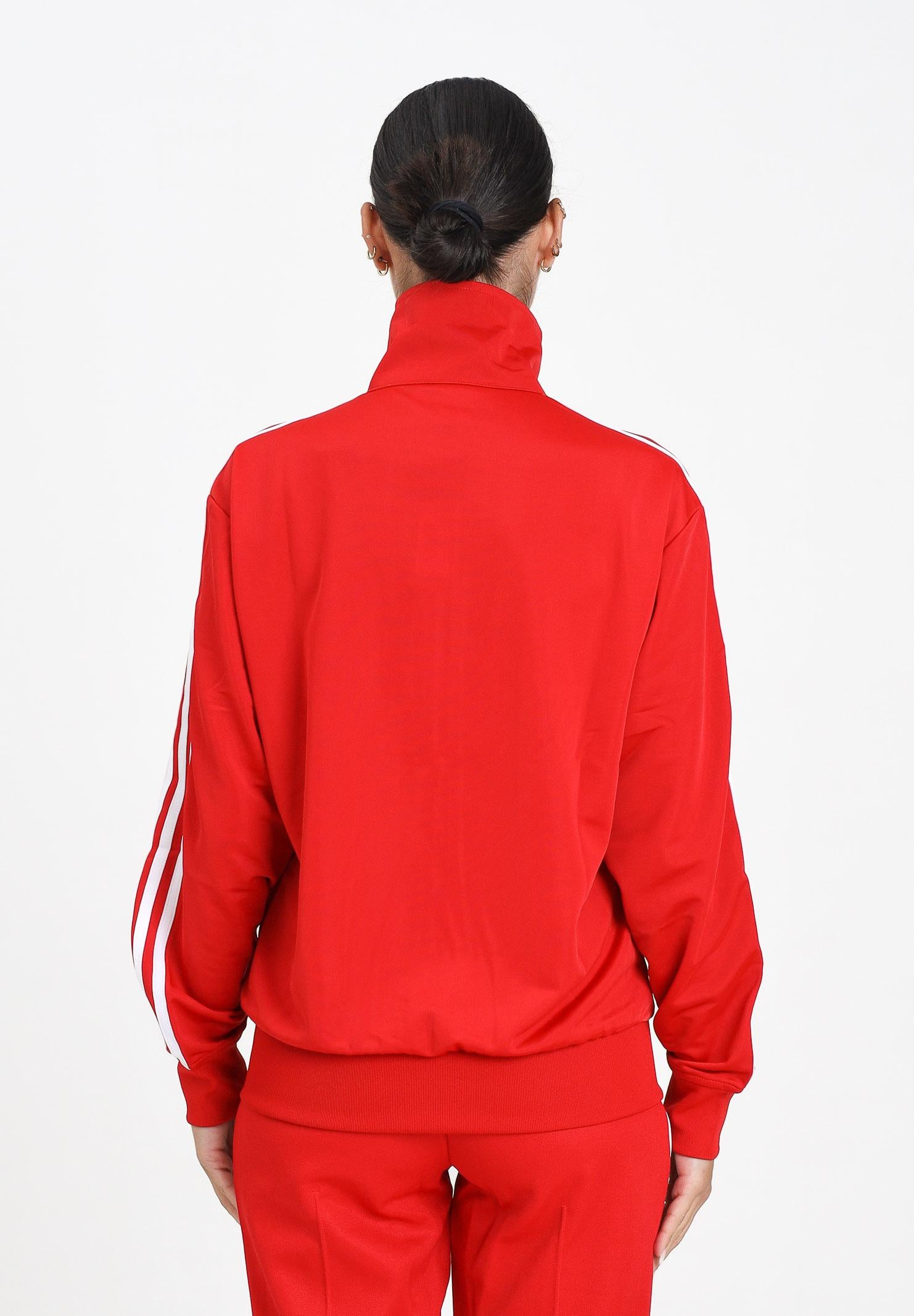 ADIDAS ORIGINALS Felpa con zip Adicolor Classic Firebird Loose rossa da donna KC1349  ADIDAS ORIGINALS 