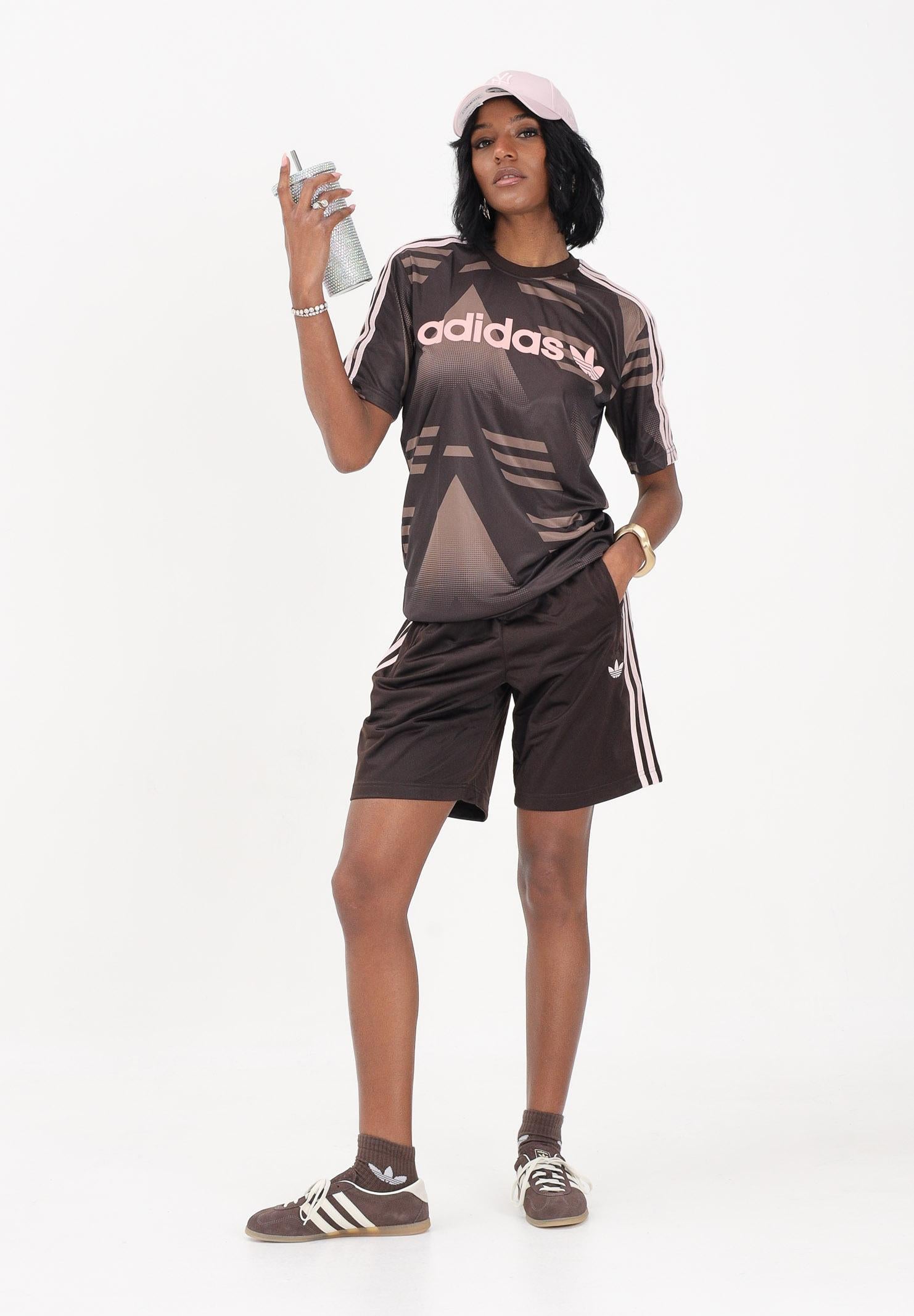 ADIDAS ORIGINALS Shorts sportivo FIREBIRD marrone per uomo e donna KE1373 . ADIDAS ORIGINALS 
