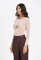 ELISABETTA FRANCHI Body nude da donna con dettaglio gioiello BO01657E2 EA1 ELISABETTA FRANCHI 