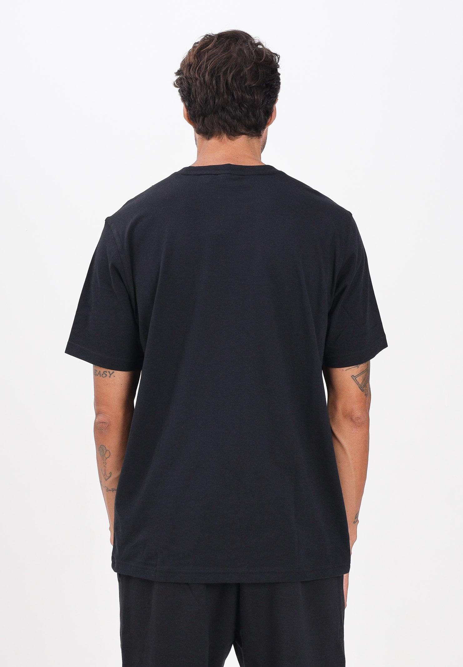ADIDAS ORIGINALS T-shirt a manica corta Trefoil Essentials nera da uomo JI8545 . ADIDAS ORIGINALS 