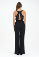 ELISABETTA FRANCHI Tuta elegante nera da donna con corpetto ricoperto di strass TU06357E2 110 ELISABETTA FRANCHI 