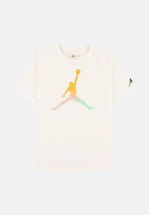 JORDAN T-shirt a manica corta Jumpman panna per bambino e bambina 95F822 W5T JORDAN 
