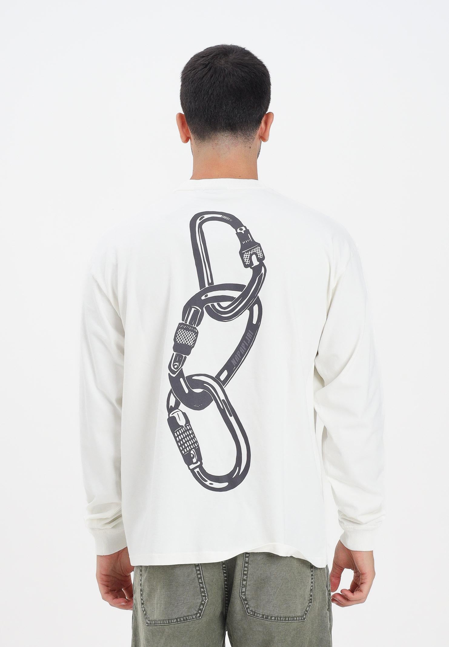 NAPAPIJRI T-shirt a manica lunga Coldirai panna da uomo NP0A88YC2061  NAPAPIJRI 