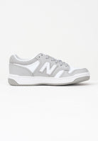 NEW BALANCE Sneakers 480 bianche e grigie per bambino e bambina PSB480WG  NEW BALANCE 