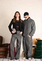 ADIDAS ORGINALS Jeans DENIM LOOSE MONOGRAM in denim nero da uomo KC6380 . ADIDAS ORIGINALS 