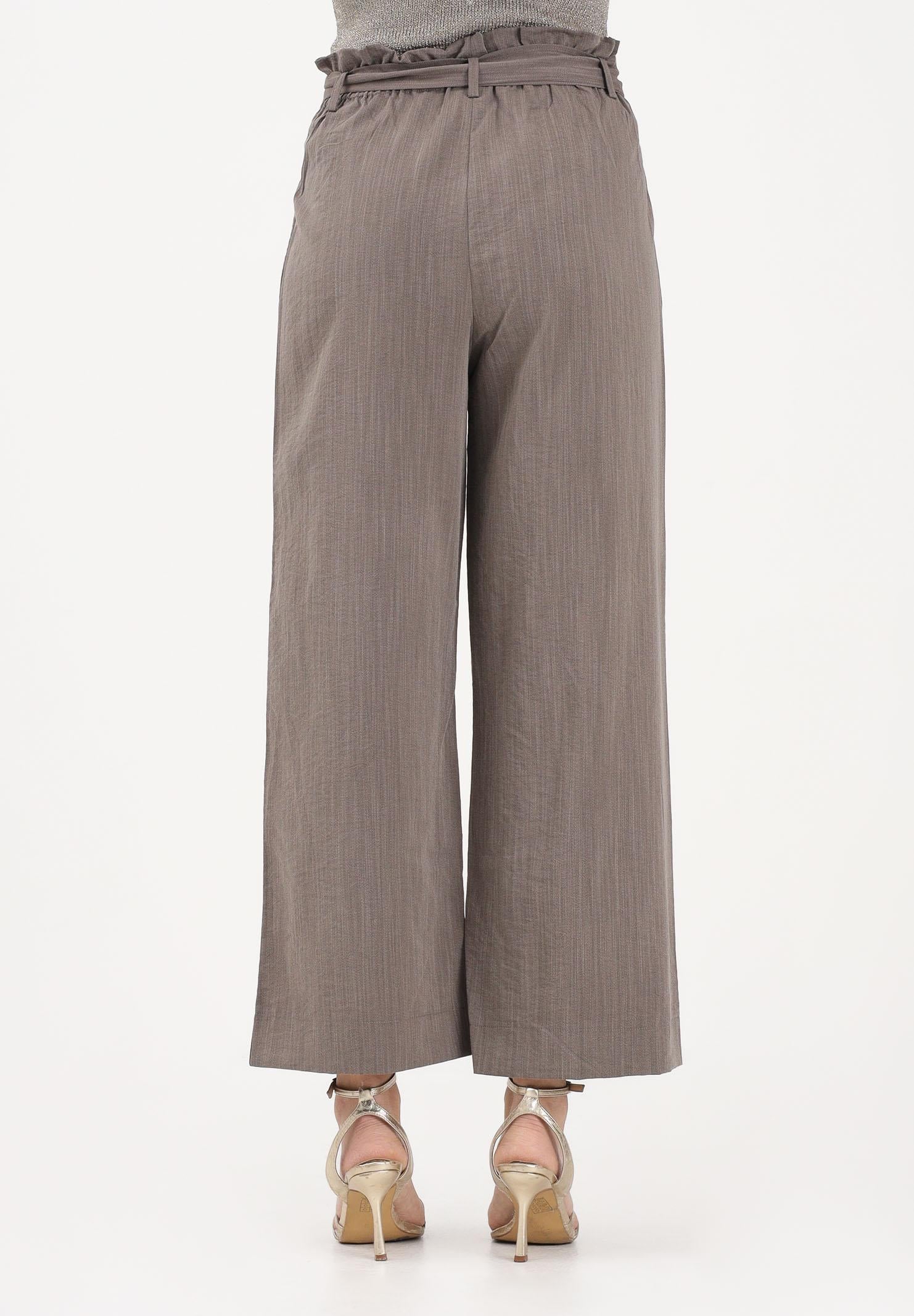 ONLY Pantalone elegante fango da donna con girovita a caramella 15269628 FAME ONLY 