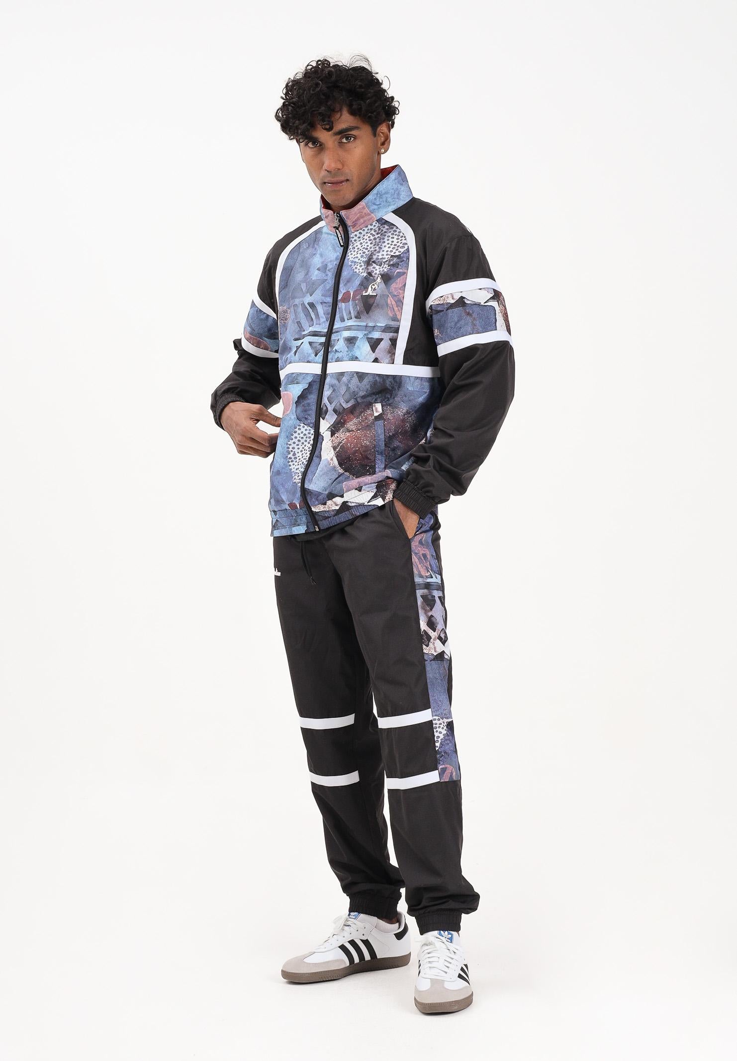 AUSTRALIAN Tuta nera da uomo con stampa "Smash" SPUTU0021 81884 AUSTRALIAN 