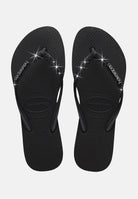 HAVAIANAS Infradito Havaianas Slim Glitter II neri da donna 4146975 1069 HAVAIANAS 