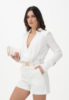 ELISABETTA FRANCHI Body a manica lunga avorio da donna CB00261E2 360 ELISABETTA FRANCHI 