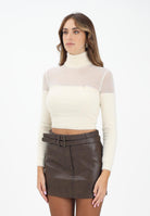 ELISABETTA FRANCHI Maglione a collo alto panna da donna MK54T57E2 DZ9 ELISABETTA FRANCHI 