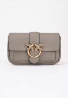 PINKO Borsa a tracolla Love Bag One da donna in morbida pelle mano seta noce 100061A0F1 I68Q PINKO 