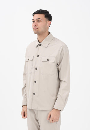 SELECTED HOMME Camicia a manica lunga beige da uomo 16099821 PUCA SELECTED HOMME 