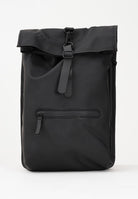 RAINS Zaino Rolltop nero per uomo e donna RA13320 BLA RAINS 